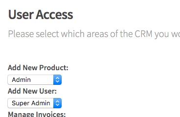 Manage Access Levels